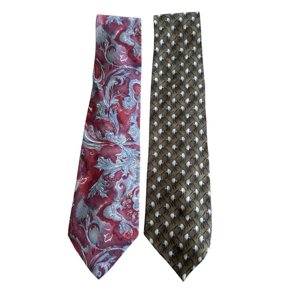 Lot Of Four 100% Silk Ties  4x60 Inches Pompano Henry Grethel Plus‎ - Picture 3 of 4